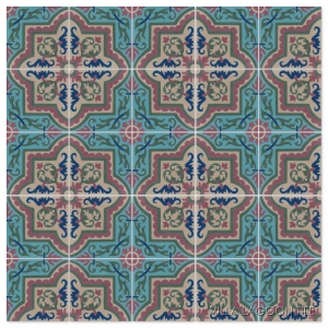 Twenty five tiles of authentic cuban tile from villa lagoon tile