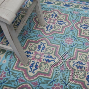 multicolor cuban tile pattern with great details